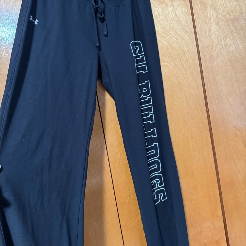Under Armour Gonzaga Bulldogs Black Sweatpants